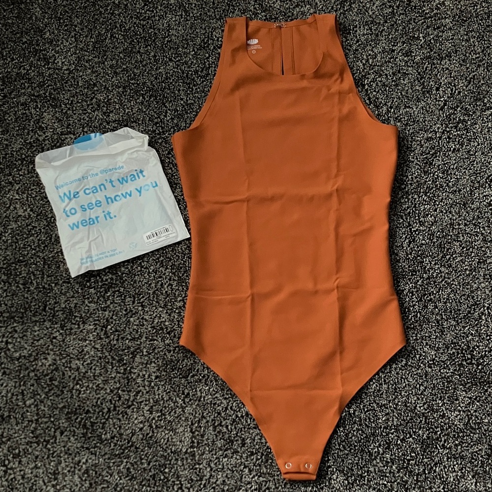 Parade Orange Bodysuit New Without Tags